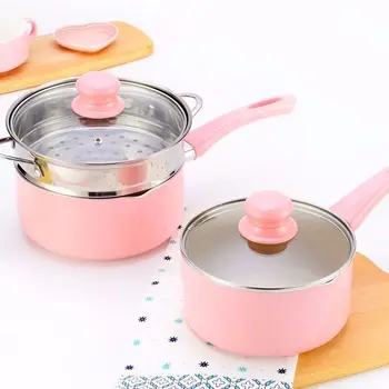

Maifan Stone Milk Pot Nonstick Pot Small Soup Pot Baby Food Supplement Pot Fried Egg Instant Noodle Pot Baby Mini Gas Induction