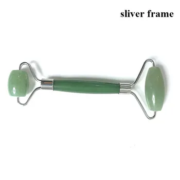 

Facial Massage Roller From Green Aventurine Stone Jade Gemstone GuaSha Tools for Healing Anti Wrinkle Cellulite Beauty face