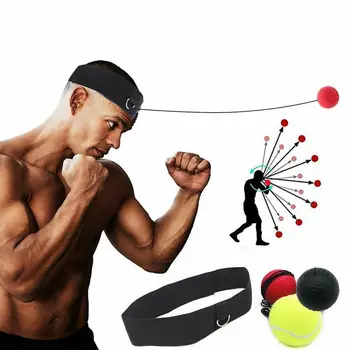

3 Balls Boxing Vent Ball Reflex Speed Head-mounted Speed Reaction Ball Boxing Boxing Ball L9L1