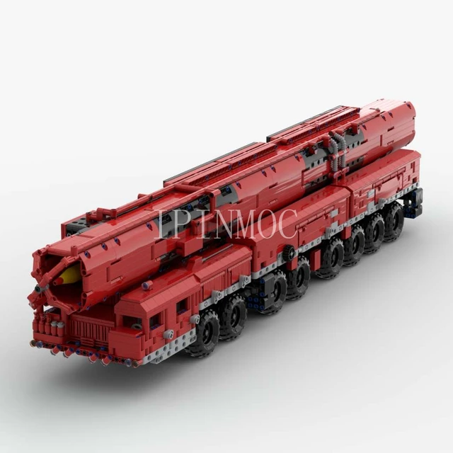 Moc-58329 MZKT-79221 Missile Transport Truck Boy Gift Difficulty 