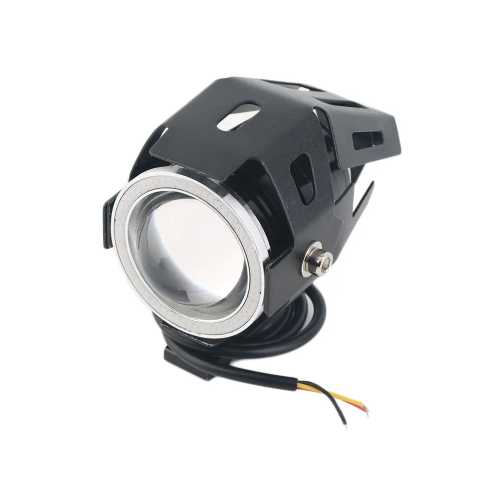 12-80V модифицированные мотоциклы U7 деформируемые прожекторы лазерные фары анти-столкновения водонепроницаемый