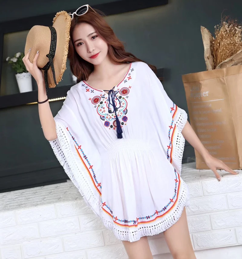 Хлопковая блузка размера плюс Летняя туника 2021 модные повседневные блузки с