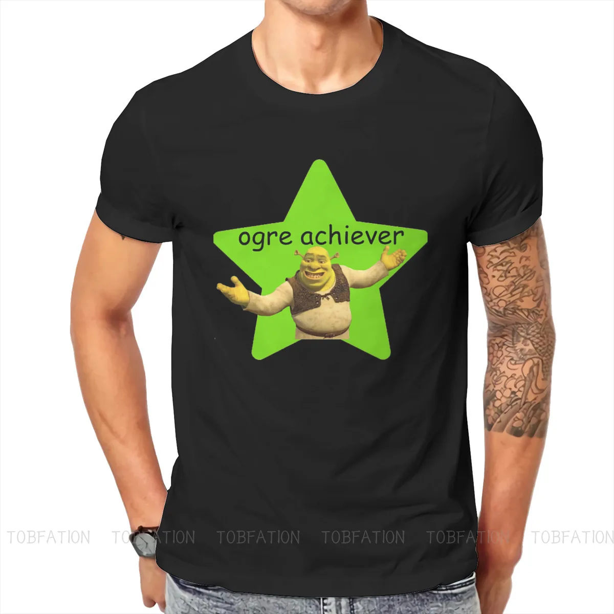 Pun Magliette Brank Donkey Princess Fiona Blind Mouse Fairy Tale Movie Maschio Graphic Fabric Top T Shirt Girocollo Oversize