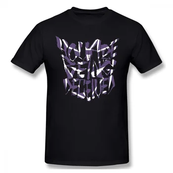 

Transformers Science Fiction Action Film 2020 New Arrival T-Shirt Decepticon Graffiti Crewneck Cotton for Men
