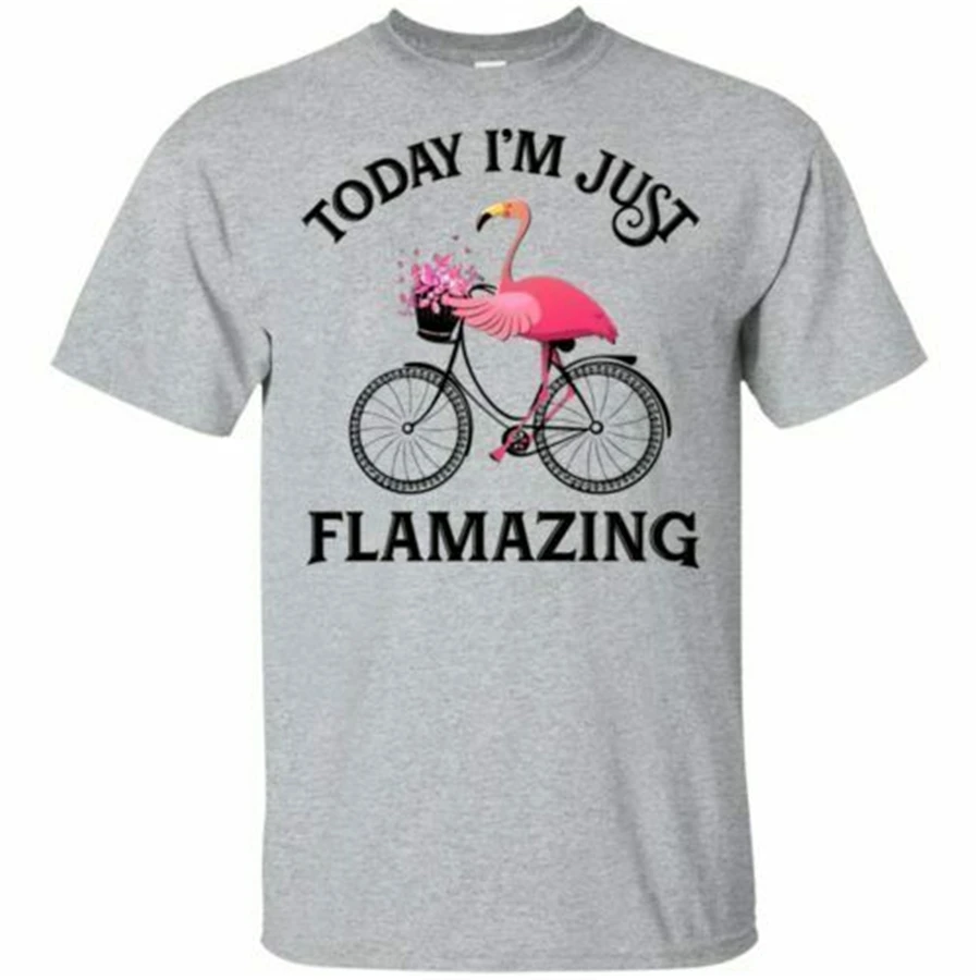 Flamingo Today I'm Just Flamazing мужские топы Футболка S-3XL homme размера плюс футболка | Мужская