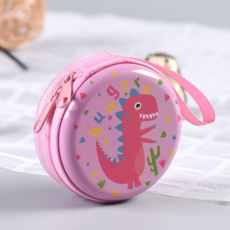 Small Dinosaur Coin Headset Cartoon Purse Cute Key Plus Mini Bag Children Kid Boy Girl For Gift Wallet