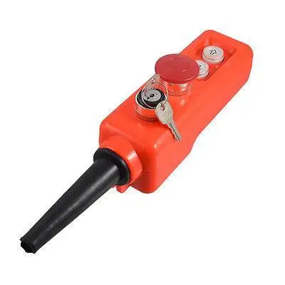 

Keylock ON-OFF-ON Selector Momentary Mushroom Up Down Hoist Push Button Switch