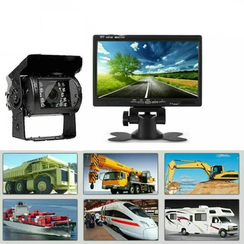 

Wireless Waterproof Vehicle Backup Camera Kit 7" HD Car Rear View Monitor Back Up Camera For RV Truck Trailer Camper MotorHome