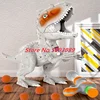 High Simulation Spray Battle Shooting Dinosaur Hungry Shooting Animal Air-powered Gun Soft Bullet Ball Scoring Game Auto  Score 2