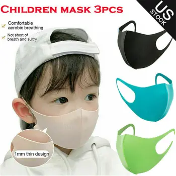 

Anti Air Pollution Face Mask Respirator P2 Washable Adjustable For Kids Children