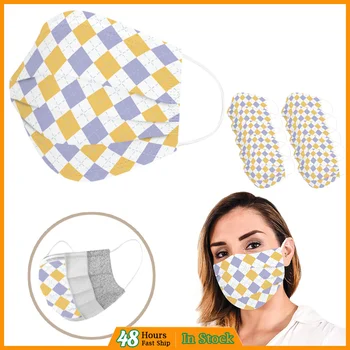 

10pc Adult Mask Cartoon Disposable Face Mask Foggy Haze 3ply Ear Loop Mask Disposable Face Mask fashion Mascarillas mondmasker