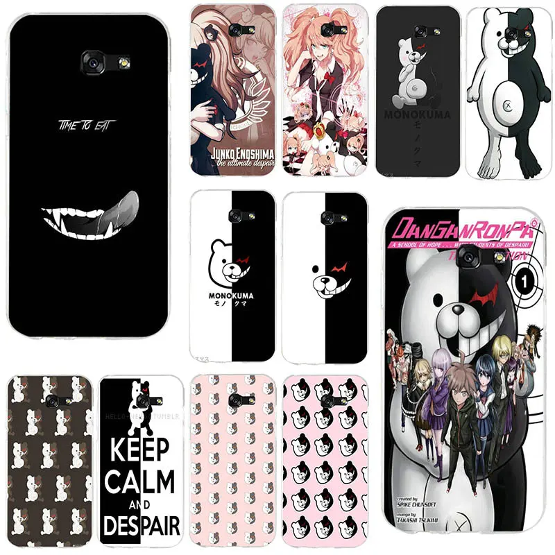 Мягкие чехлы для телефонов samsung Galaxy Core 2 A3 A5 A7 A8 A9 Plus 2016 2017 2018 Star 8262 Prime Cute Kumamon Danganronpa |