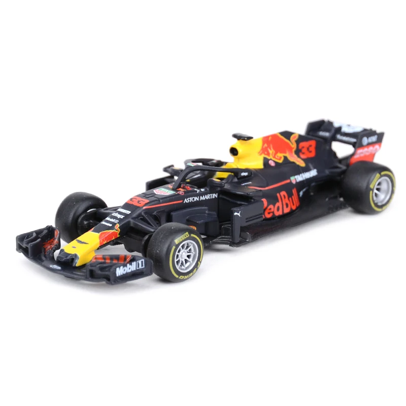 Bburago 1:43 2019 SF90 SF71H SF70H SF16H RB15 RB12 RB13 RB14 W10 F1 Racing Formula Car Static Simulation Diecast Alloy Model Car