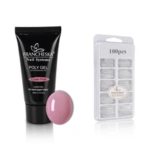 Francheska поли гель набор быстрое строительство полигель набор кристалл желе твердый полигель акриловый замочить от наращивание ногтей Akryl гель строитель