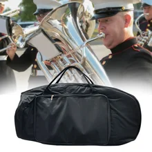 Рюкзак для хранения, плотная губка, ткань Оксфорд, твердый инструмент, универсальные аксессуары, Большая профессиональная сумка для тубы, дышащая