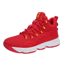 Популярные высокие кроссовки Lebron для баскетбола дышащая подушка для любителей баскетбола противоскользящие спортивные ботинки мужские