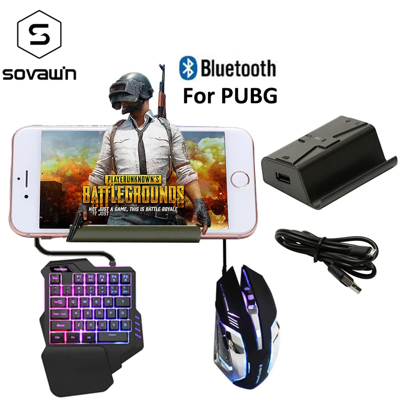 Контроллер для мобильного геймпада G4 PUBG новая версия конвертер клавиатуры и мыши