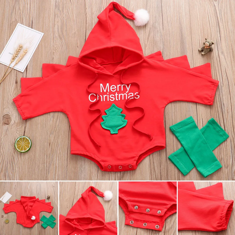 

Children Kids Hoodie Long Sleeve Jumpsuit Dinosaur Design for Christmas Party 998