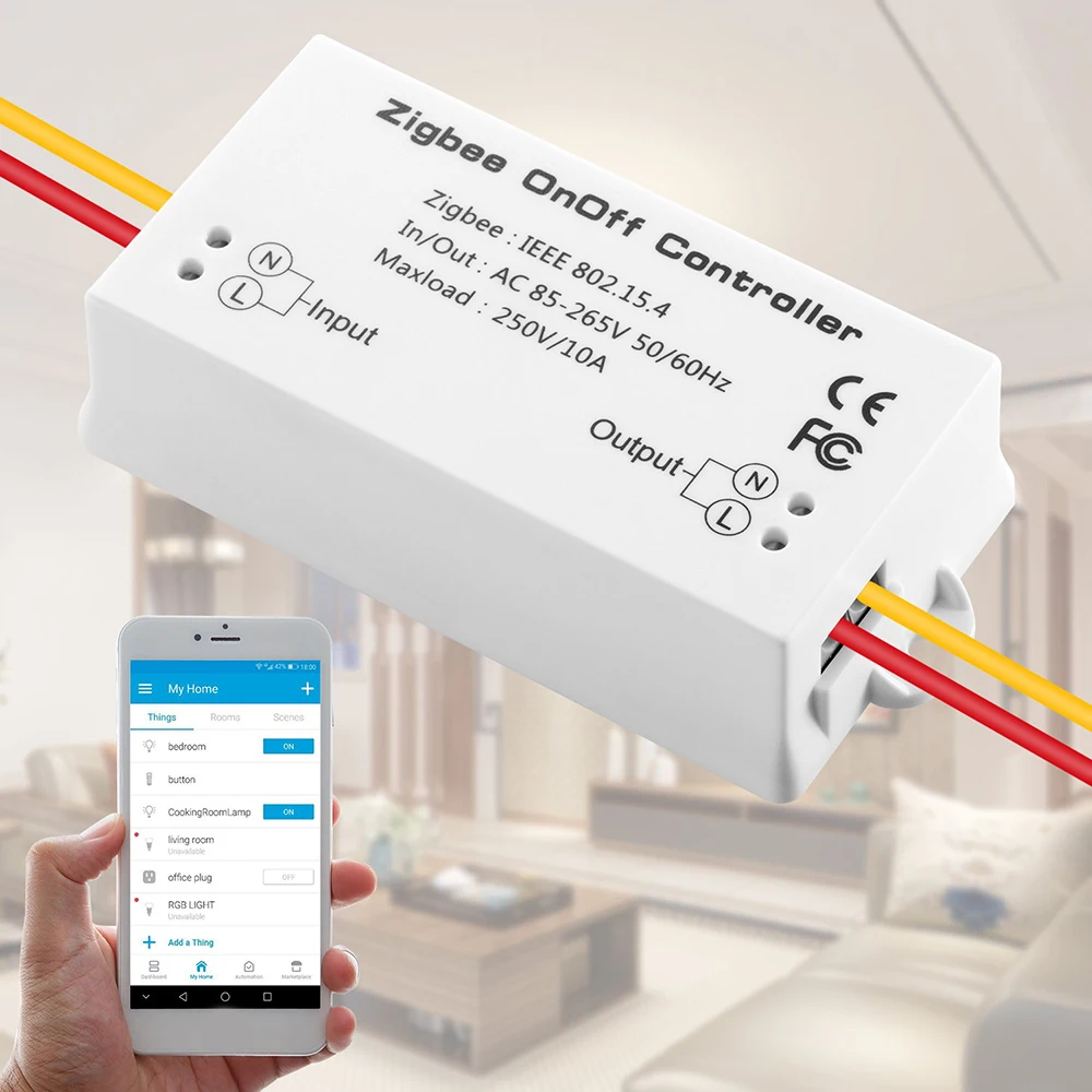 Регулятор Zigbee On/Off ler S mart переключатель с дистанционным управлением через