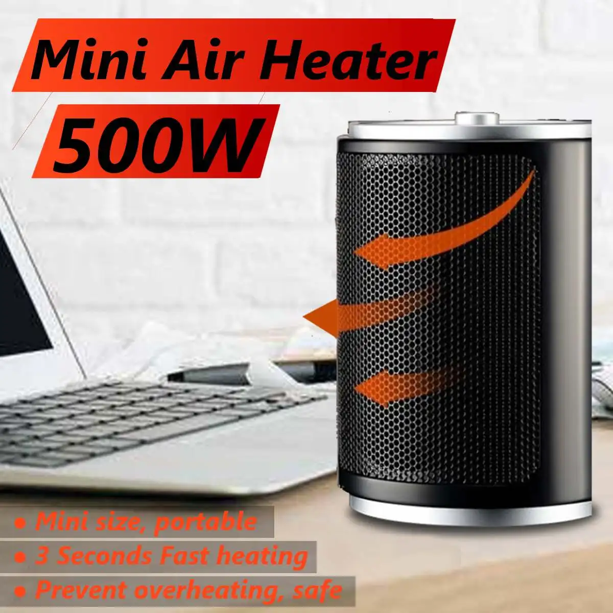 

AC 220V Electric Heater instant Warmer home Mini Portable No noise for Indoor Heating Thermostat Automatic power off Heater
