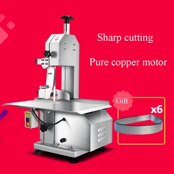 

Commercial electric saw bone machine stainless steel ribs cutting machine Multi-function frozen meat/fish/bones cutter