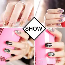 Украшение для ногтей лампа для маникюра кусок ультра-тонкий круг разноцветные Блестки для ногтей 12-аксессуары блесток