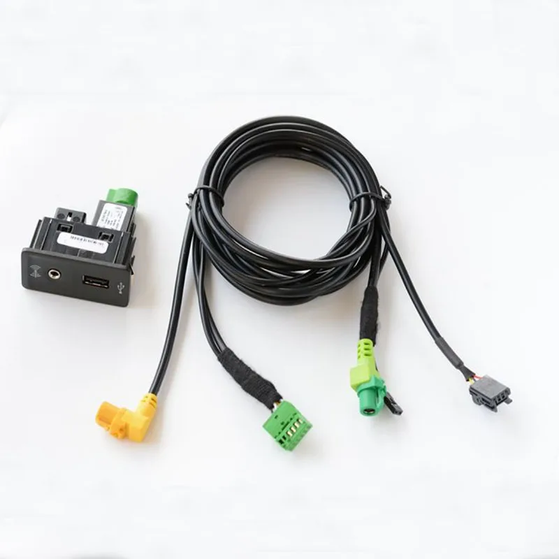 Штепсельная Вилка CarPlay MDI USB Aux AMI для golf 7 mk7 5G0 035 222 E 5G0035222E|Переключатели и рычаги