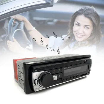 

Car Bluetooth MP3 Player Car Audio MP3 Card Machine Radio Short Metal Button SD Card Reading Charging Mobile Phones Hot Sale