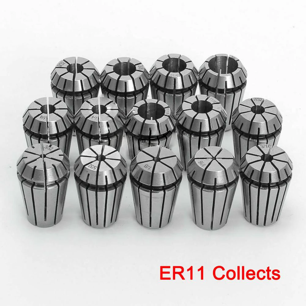 Набор цанговых патронов ER11/ER20 от 1 мм до 13 для фрезерного токарного станка с