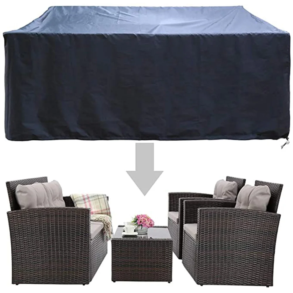 Description Picture 2 of item80 Sizes Black Outdoor Patio Garden Furniture Covers Rain Snow Chair covers Sofa Table Chair Dust Waterproof Proof Cover