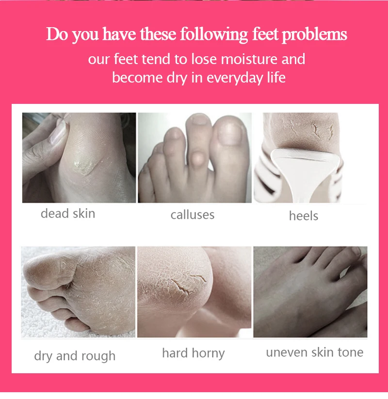 Foot Peel Mask Exfoliating Foot Masks 30pairs