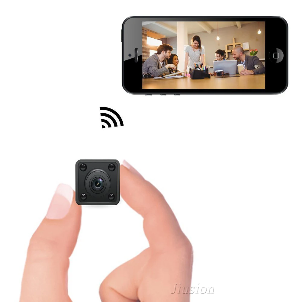 Цифровые часы H.264 мини камера 1080P HD IP P2P DVR видеорегистратор будильник ночное