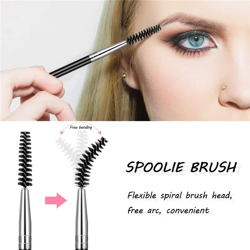 1pc Makeup Brushes Beauty Foundation Eyebrow Eyeshadow Edge Eyeliner Brush pensule Lashes accessories genuine Make up tools