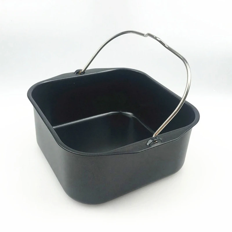 5 Pcs 6" Square Air Fryer Cake Bucket Baking Pan Accessories Home Kitchen Bar Supplies Practical Cookware Set