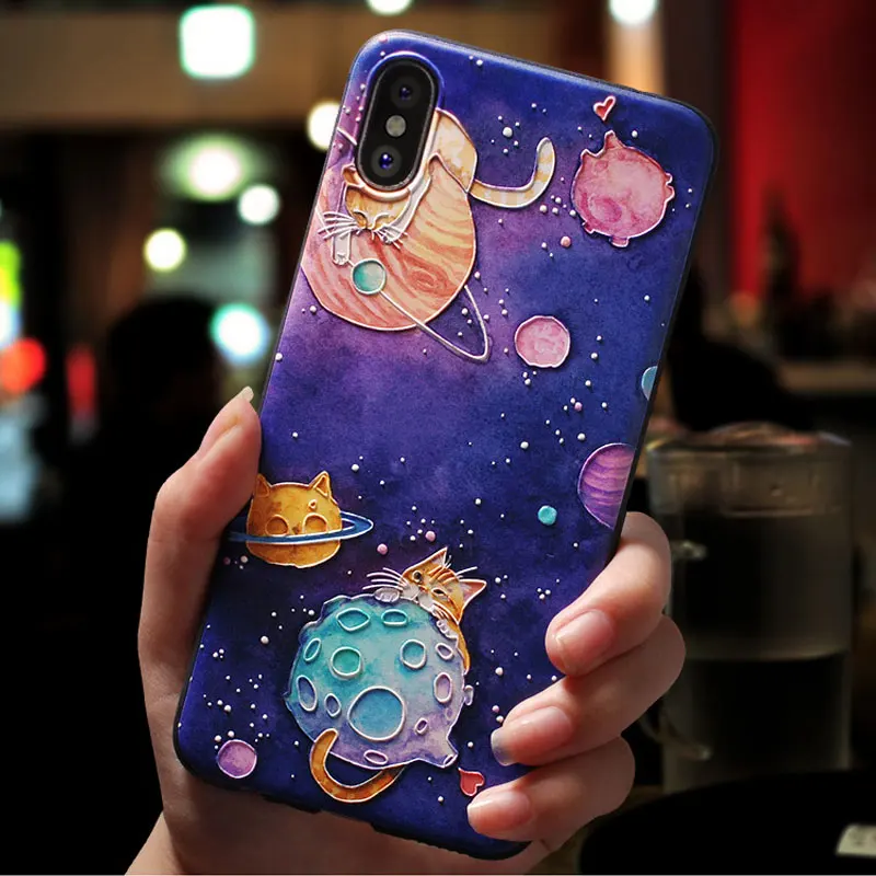 3D чехол с тиснением для samsung A51 мягкий силиконовый телефона Galaxy A71 TPU Fundas A 71