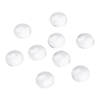 

14mm 16mm 18mm 40mm Transparent Glass Half Round/Dome Cabochons for Jewelry Making DIY Accessories Findings F65