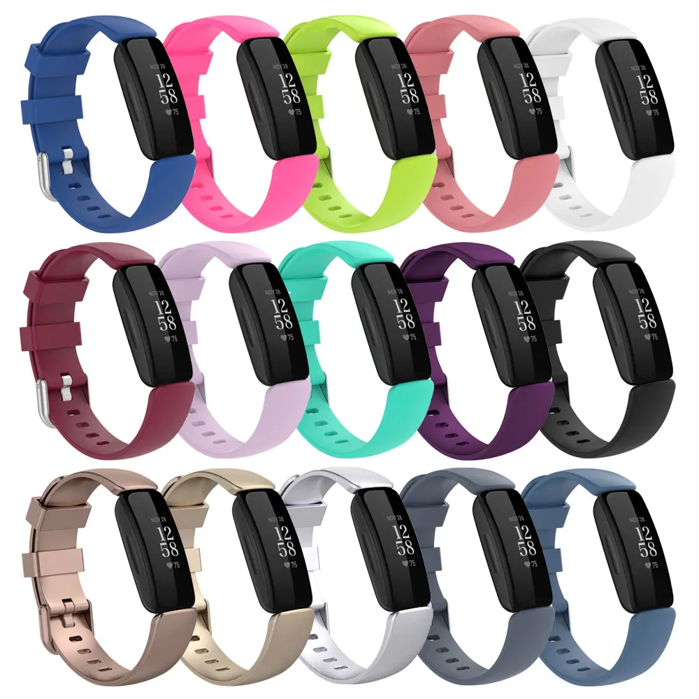 Sillicone Strap For Fitbit Inspire 2 Smart Watch Bracelet