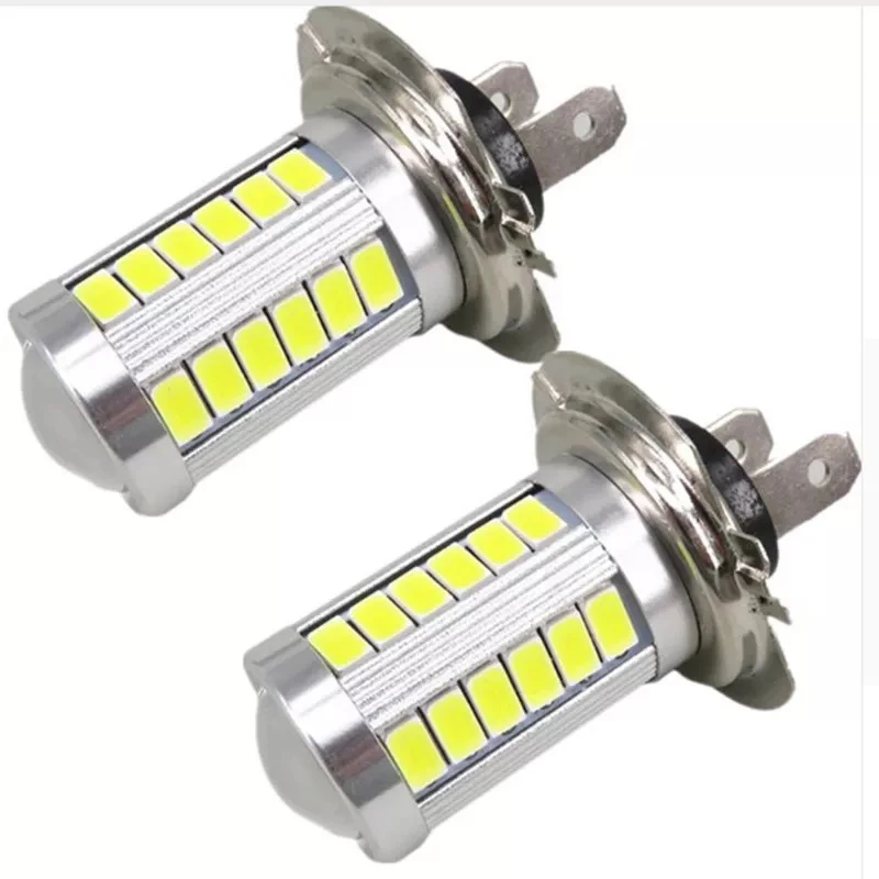 2 шт. светодиодный светильник 33SMD H4 H7 H11 9005 9006 Авто светодиодный автомобильный противотуманный фонарь Габаритные огни зазор лампы DC12V поворот Парковка лампы