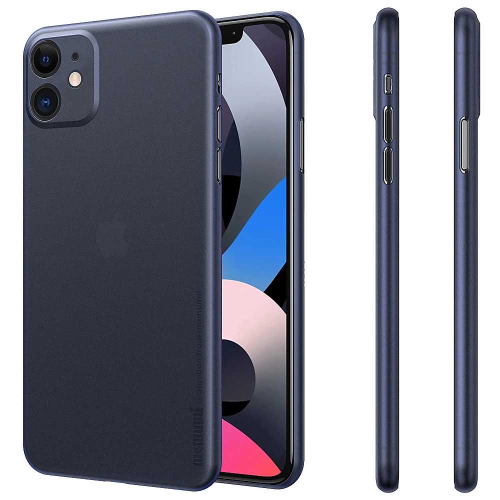 Тонкий чехол memumi для iPhone 11 6 1 дюйма 2019 0 3 мм Ультратонкий матовый с покрытием