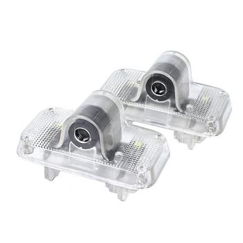 

2X LED Car Door Logo Projector Light Welcome Ghost Shadow Laser For Nissan Murano Z51 X-trail T31 Sylphy GT-R R35 Old Teana J31