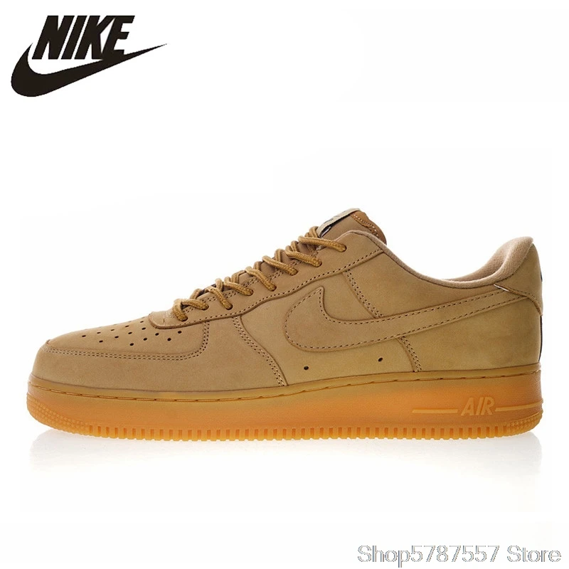 Новинка высокое качество Nike Air Force 1 Low 07 Льняная мужская и женская обувь для