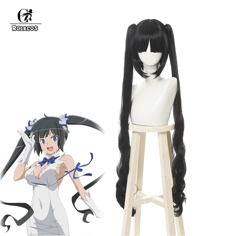 Anime DanMachi Season 4 Hestia Cosplay Costume Wig White Skirt Blue Bow  Gloves Is It Wrong