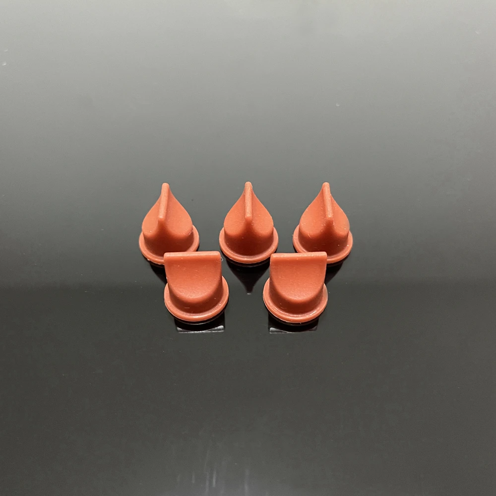 Diâmetro do Produto Comestível Fenda Vermelha Silicone Borracha Uma Maneira Não Retorno Mini Duckbill Válvula Verificação 10 Peças 9.50 mm de