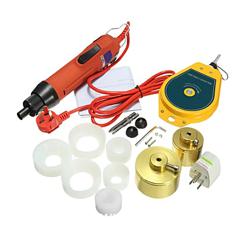 

Hand Held Electric Capping Machine 13 In 1 Semi Automatic Vial Electric Plastic Bottle Capper Cap Screwing Sealing Machine