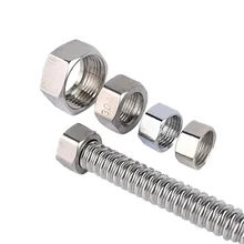 Multi-Specification Water Hose Hexagonal Copper Nut 4 Hours And 6 Hours 1-Inch Corrugated Tube Brass Inserts