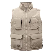 

Stylish Sport Vest Multi-pocket Leisure Quick Dry Waterproof Nylon Vest Hunting Hiking Camping Wilderness Adventure Airsoft Vest