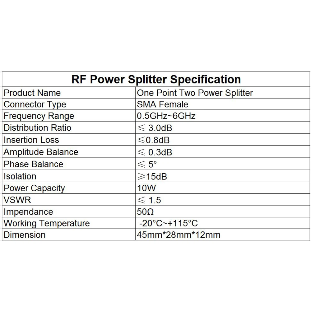 de um ponto dois 05ghz 6ghz combinador potencia rf wi fi 10w 02