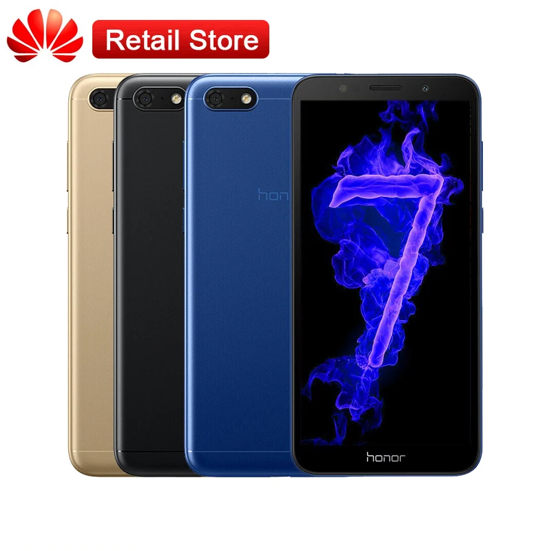 Глобальная прошивка Honor 7S 7 Play Phone 5 45 &quotFullview MT6739 четырехъядерный Android 8 1 13MP/5MP