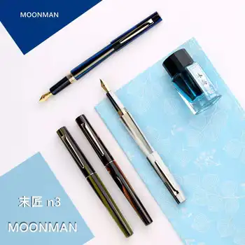 

Moonman N3 Fountain Pen Beautiful Resin Ink Pen EF Nib Converter Filler Business Stationery Office school supplies Writing Gift