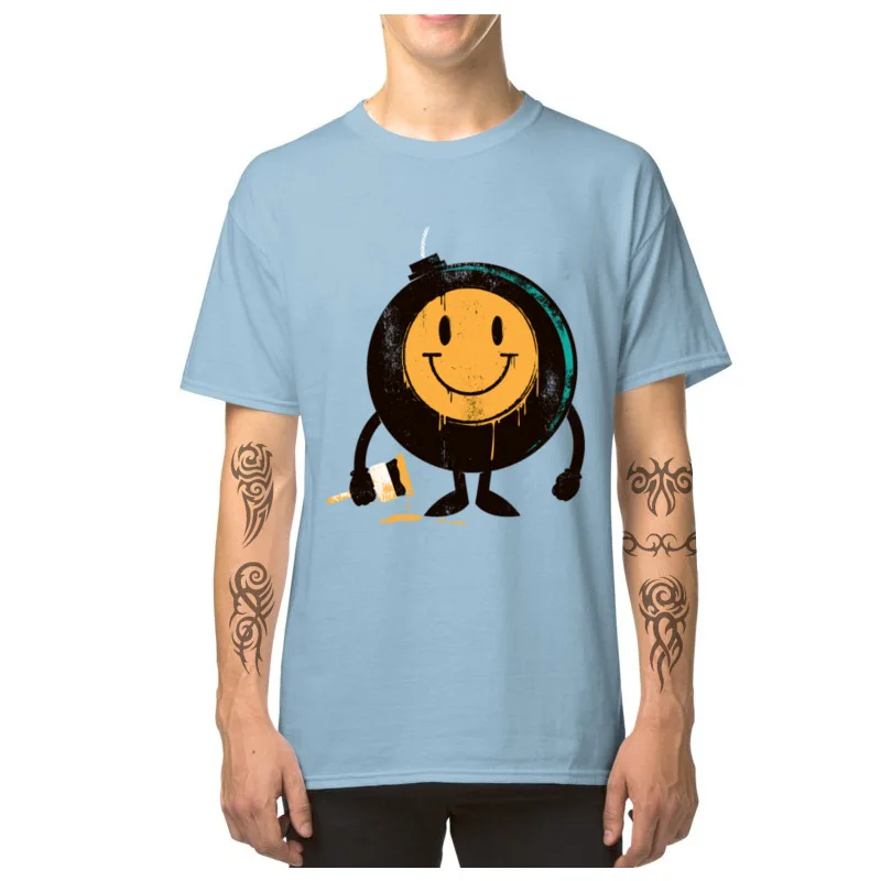 Happy_Buddy_7031 Top T-shirts Retro Short Sleeve cosie Pure Cotton Round Neck Boy Tops Tees Casual Tshirts Summer/Autumn Happy_Buddy_7031 light